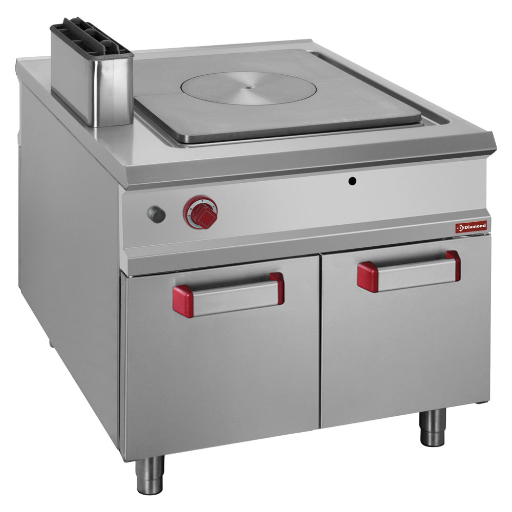 Gasfornuis met doorkookplaat op kast - PASS-THROUGH Gasfornuis met doorkookplaat op kast - PASS-THROUGH