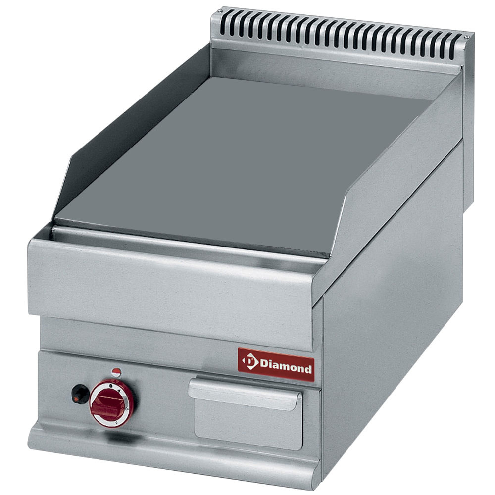 Bakplaat op gas met vlakke plaat -Top- Bakplaat op gas met vlakke plaat -Top-