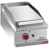 Braadplaat op Gas Met Vlakke Plaat, Hard Verchroomde, Module 1/2  -top-