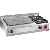 Gasfornuis 2 Branders, Doorkookplaat -top-