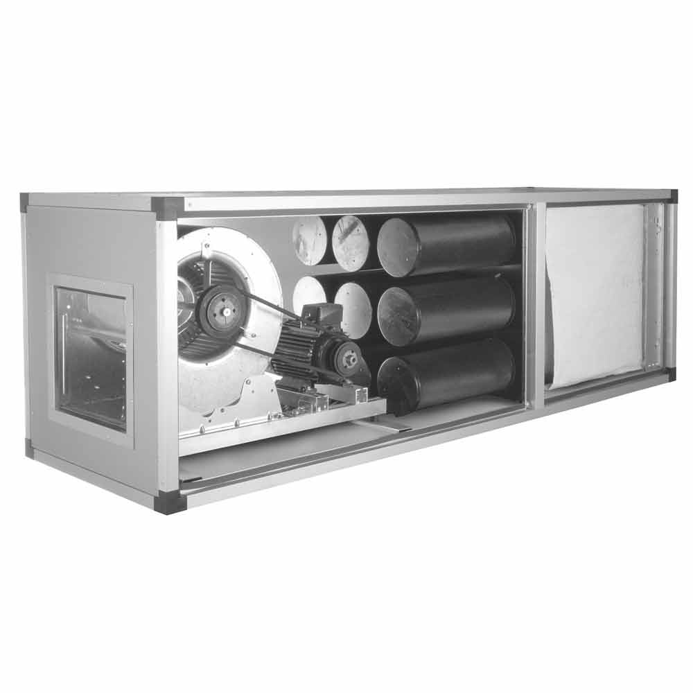 Filtrerende extractiegroep, 2600 m³/u, 2 snelheden Filtrerende extractiegroep, 2600 m³/u, 2 snelheden