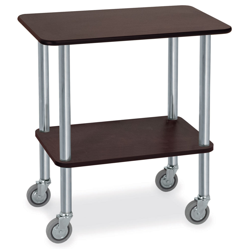 Dienstwagen, verchroomde poten, 2 niveau's, Dienstwagen, verchroomde poten, 2 niveau's,