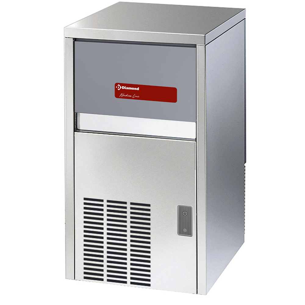 Volle ijsblokjesmachine 29 kg, met reserve - LUCHT Volle ijsblokjesmachine 29 kg, met reserve - LUCHT