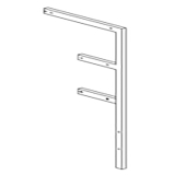Montageset Vitrine Toonbank + Vitrine Toonbank, Hoog Glas