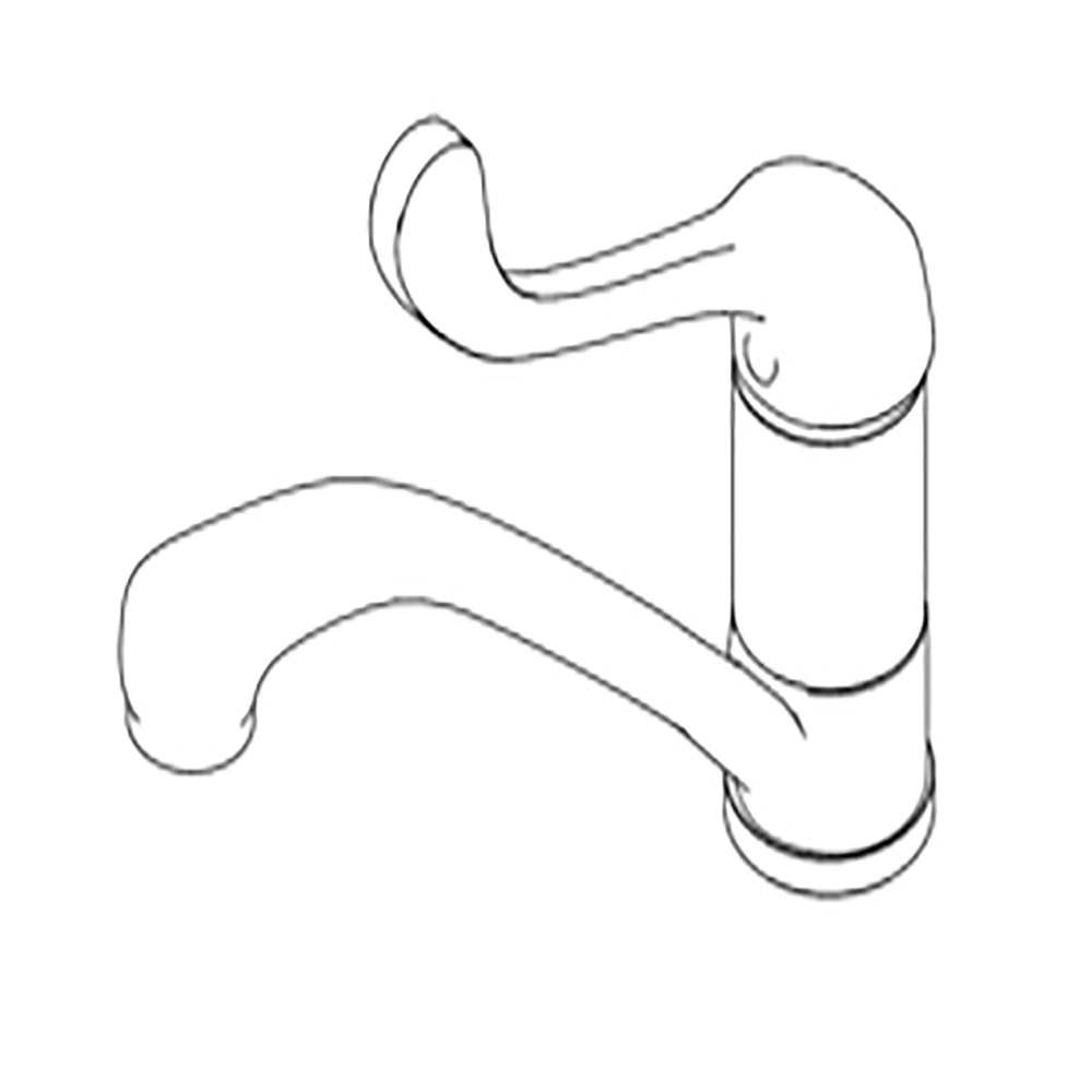 Optie: mengkraan voor spoelbak Optie: mengkraan voor spoelbak