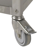 Kit 4 Wielen ø125 Voor Patisserie Meubel