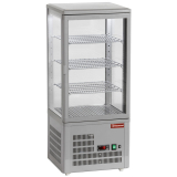 Vitrine Tafelmodel Geventileerd, 4 Glazen Zijden, 4 Niveau 