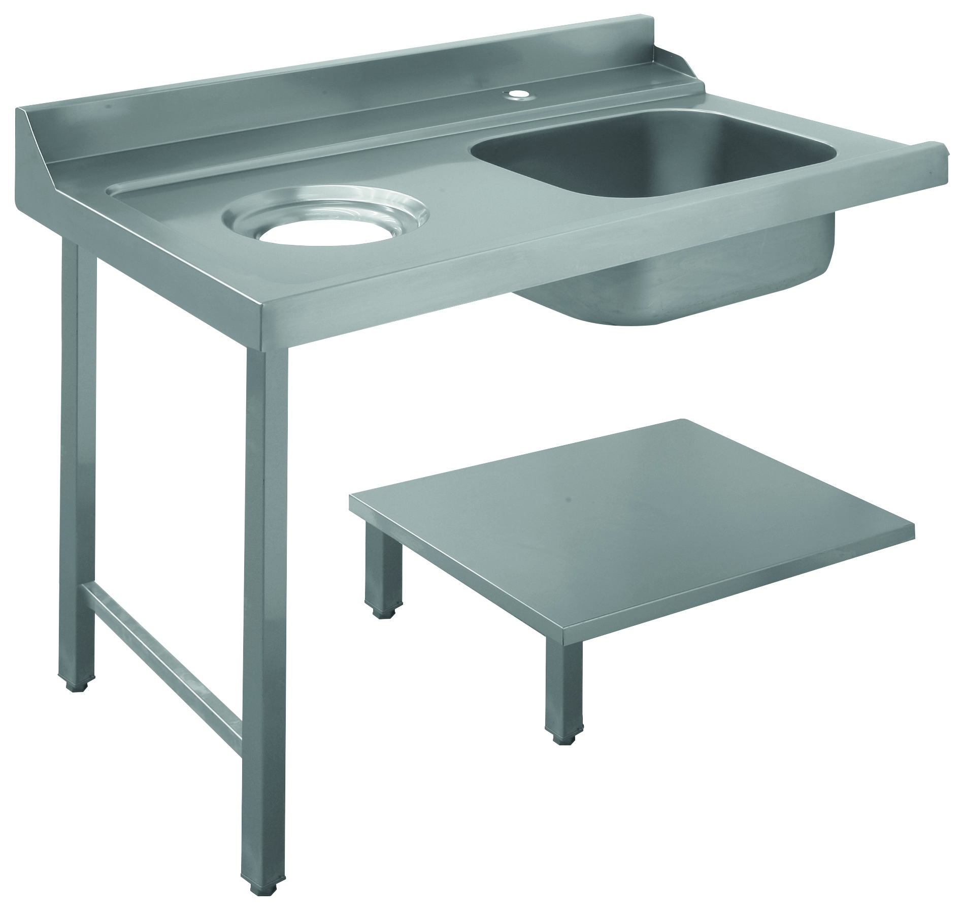 Aanvoertafel links, afval, Spat Aanvoertafel links, afval, Spat