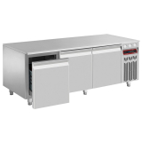 Vriesonderstel, 3 Laden GN 1/1-h 200 mm