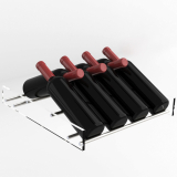 Struktuur Met Laterale in Plexiglas en Aluminium Staven