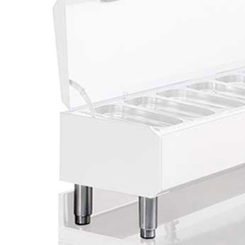 Kit van 4 regelbare poten in R.V.S. (Compact Line) Kit van 4 regelbare poten in R.V.S. (Compact Line)