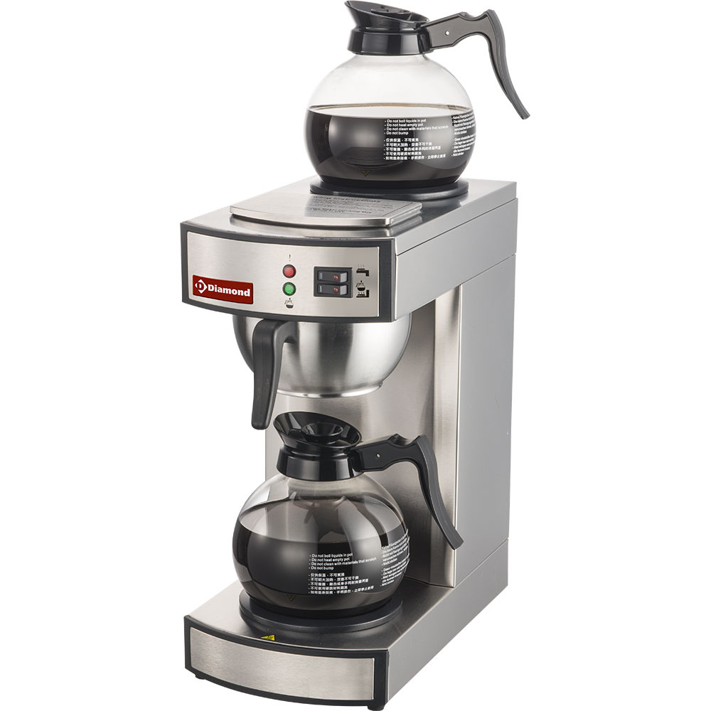 Koffiepercolator - 1 groep + 2 verwarmplaten - Halfautomatisch Koffiepercolator - 1 groep + 2 verwarmplaten - Halfautomatisch