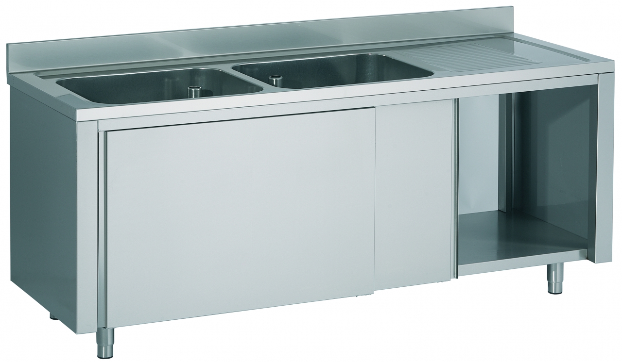 700 Spoeltafel Schuifdeuren 2 Links 2000 700 Spoeltafel Schuifdeuren 2 Links 2000