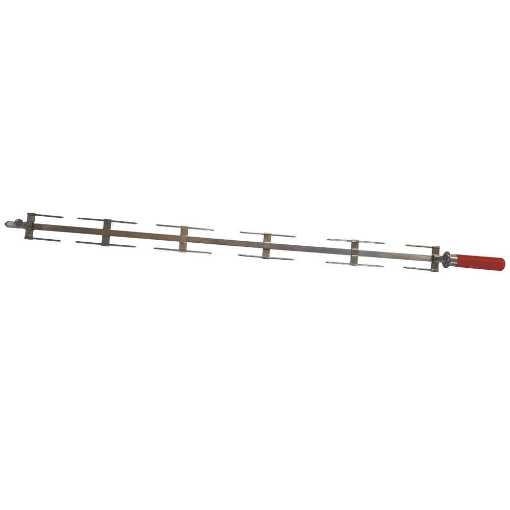 Bijkomende kippenspit met pinnen Bijkomende kippenspit met pinnen