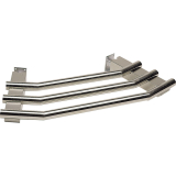 Dienbladenglijbaan Hoekelement 45° (extern Ae45)