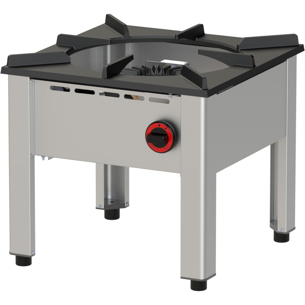 Lage gasbrander, 1 vuur (13Kw) Lage gasbrander, 1 vuur (13Kw)