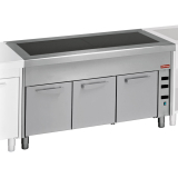 Vitro-keramisch element op warmkast 4x GN 1/1 Vitro-keramisch element op warmkast 4x GN 1/1