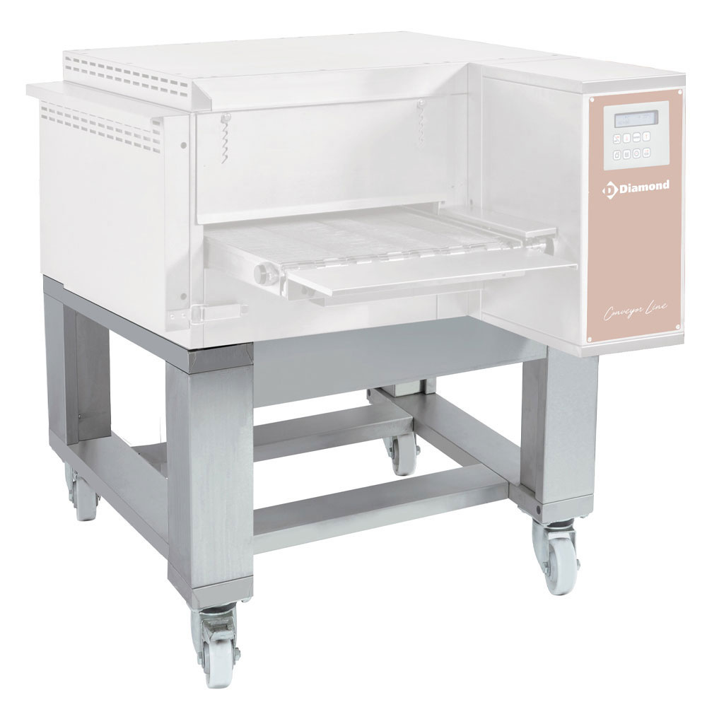 roestvrijstalen voet op zwenkwielen (met remmen) voor FTGV40/58-N roestvrijstalen voet op zwenkwielen (met remmen) voor FTGV40/58-N