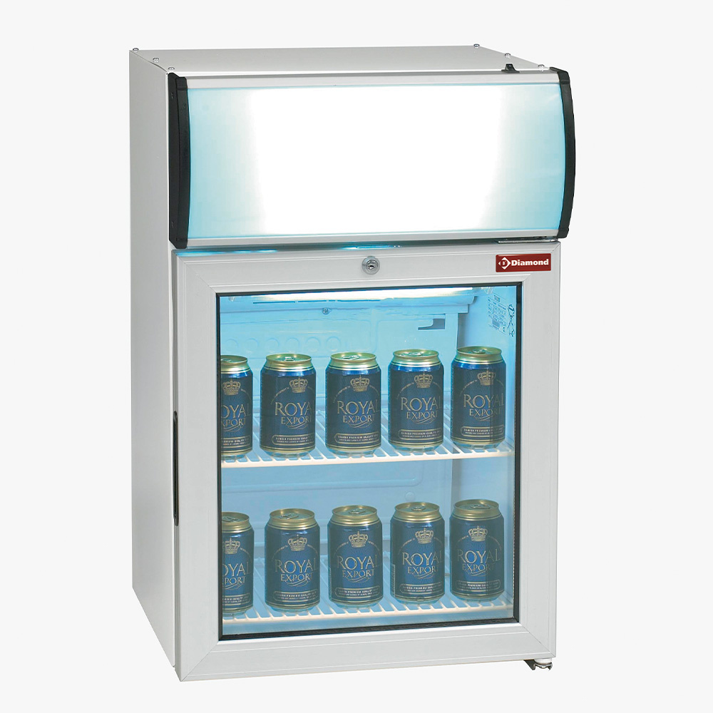 Vitrine tafelmodel positieve T°, 60 liter Vitrine tafelmodel positieve T°, 60 liter