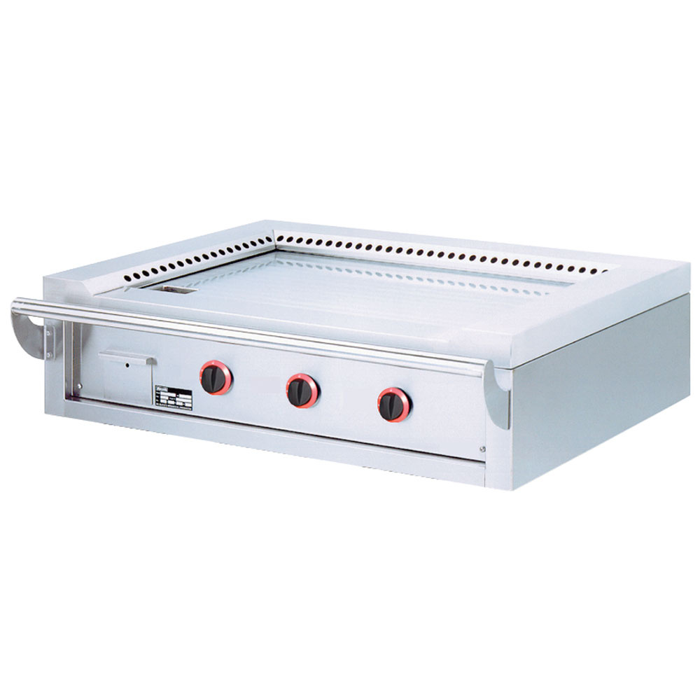 Teppanyaki gasplaat, 3 zones (3x 7 kW), tafelmodel -Top- Teppanyaki gasplaat, 3 zones (3x 7 kW), tafelmodel -Top-