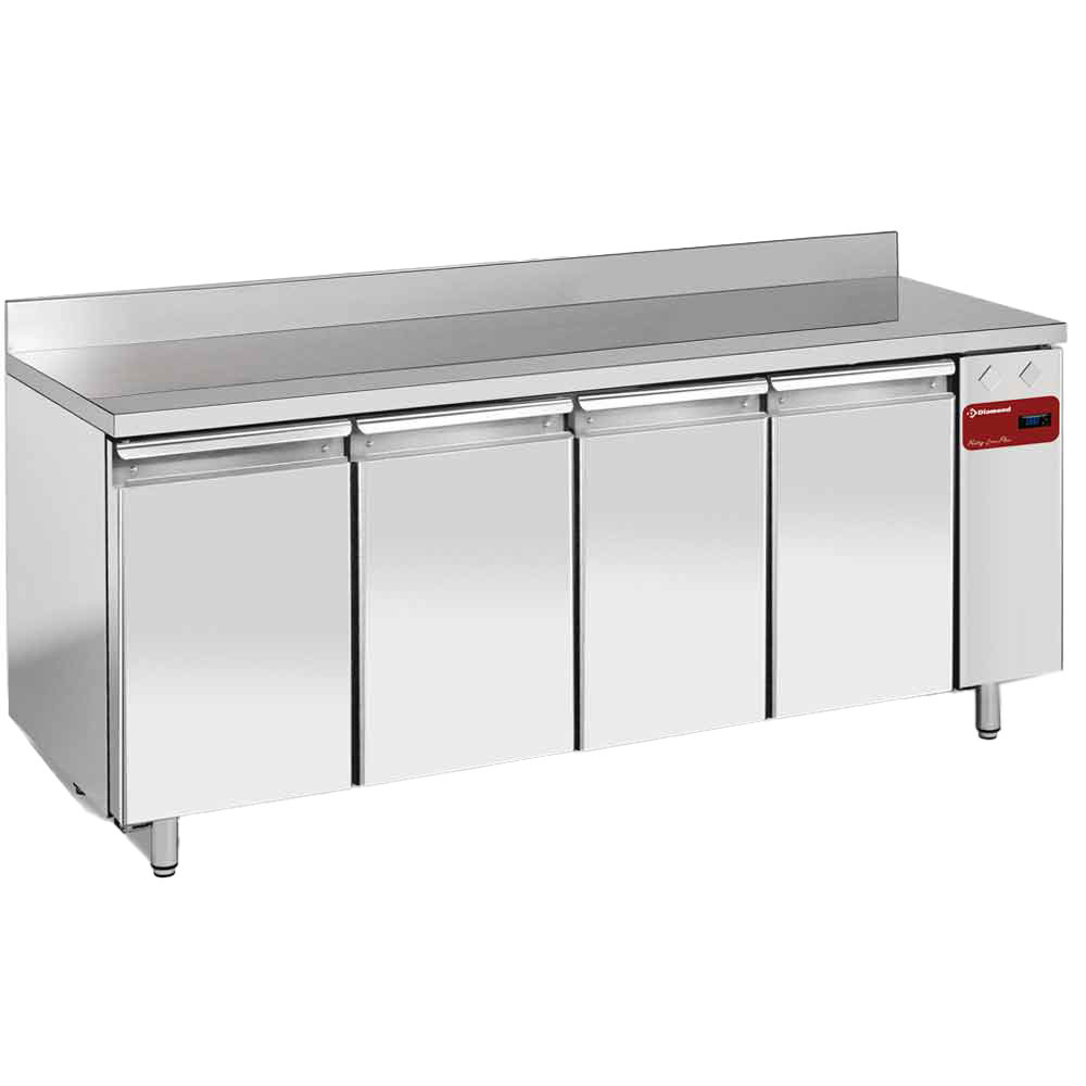 Wand vriestafel, geventileerd, 4 deuren GN 1/1, 550 liter (zonder groep) Wand vriestafel, geventileerd, 4 deuren GN 1/1, 550 liter (zonder groep)