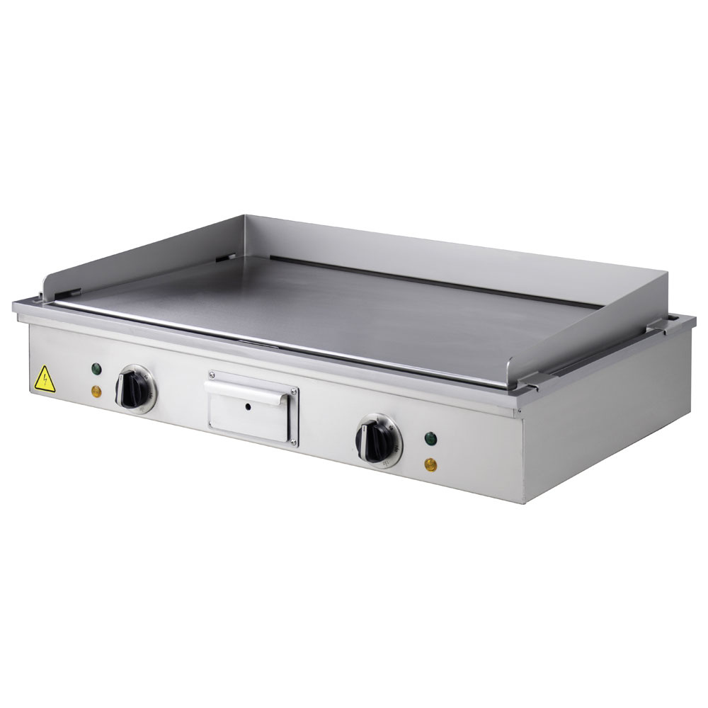Teppanyaki elektrische plaat, 2 zones (2x 5 kW), tafelmodel Teppanyaki elektrische plaat, 2 zones (2x 5 kW), tafelmodel