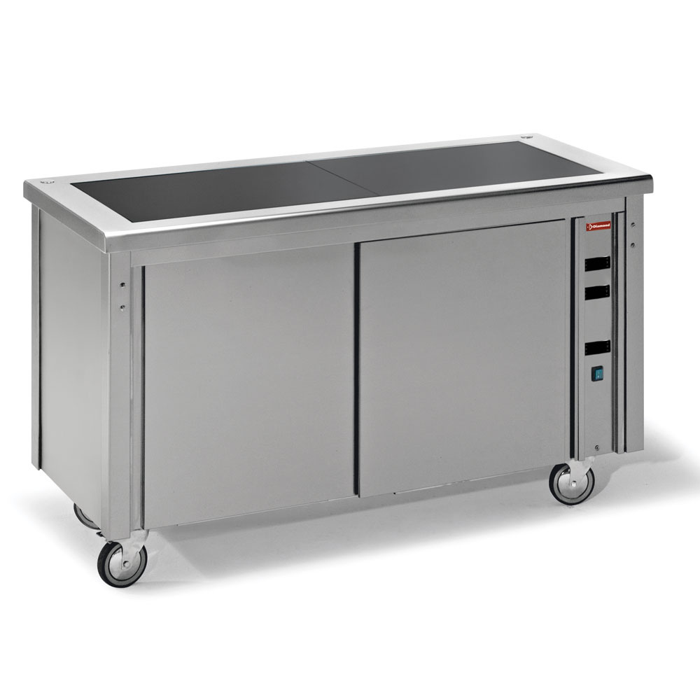 Vitrokeramisch element op open kast Vitrokeramisch element op open kast