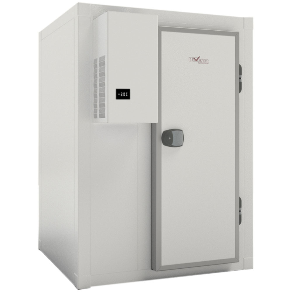 Kamer ISO 60 met groep, afm. int. 1430 x 1230 xh 2030 mm (4,07 m³ ) Kamer ISO 60 met groep, afm. int. 1430 x 1230 xh 2030 mm (4,07 m³ )