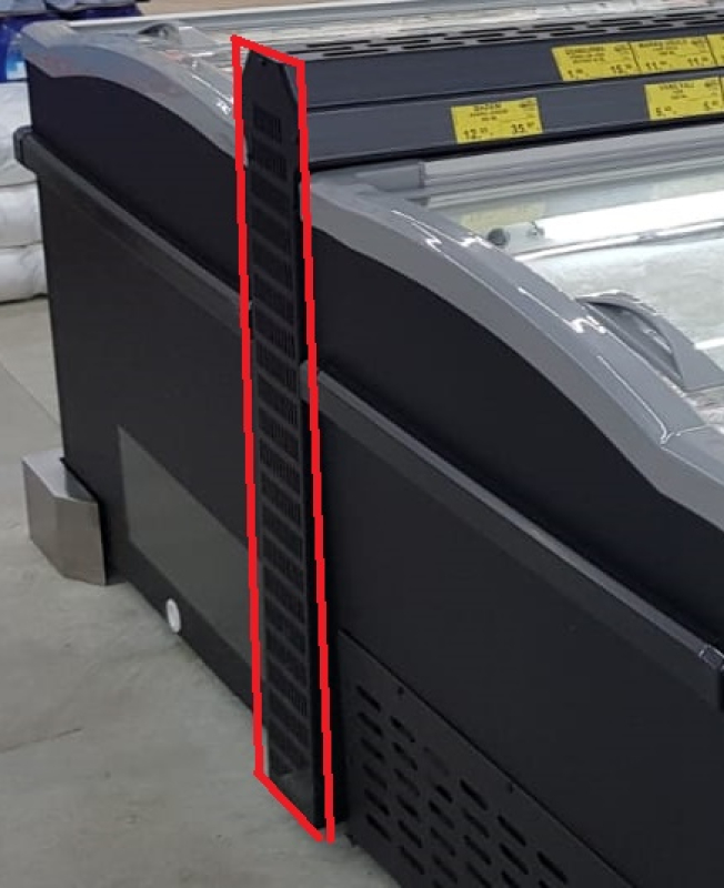 VRIESKIST KOPPELSTUK ZIJKANT ZWART TBV EILAND ZONDER KOP ELEMENT VRIESKIST KOPPELSTUK ZIJKANT ZWART TBV EILAND ZONDER KOP ELEMENT