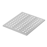 Rvs Bodemplank Voor Compartiment Met Deur