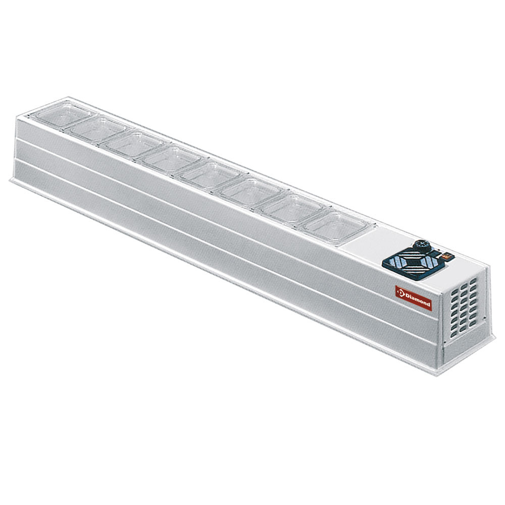 Gekoelde struktuur 8x GN 1/6 h150 mm Gekoelde struktuur 8x GN 1/6 h150 mm