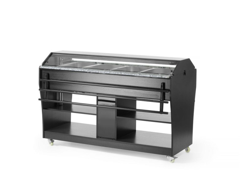 Verwarmd buffet, HENDI, GN 1/1, 1490x765x(H)1370mm Verwarmd buffet, HENDI, GN 1/1, 1490x765x(H)1370mm