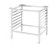 Onderstel voor bakkerij ovens, HENDI, Onderstel voor oven 225516, 760x520x(H)700mm Onderstel voor bakkerij ovens, HENDI, Onderstel voor oven 225516, 760x520x(H)700mm