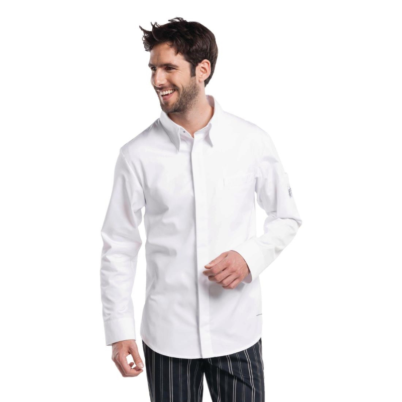 Chaud Devant chef shirt wit S Chaud Devant chef shirt wit S