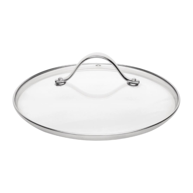 Vogue glazen steelpan deksel 180mm Vogue glazen steelpan deksel 180mm