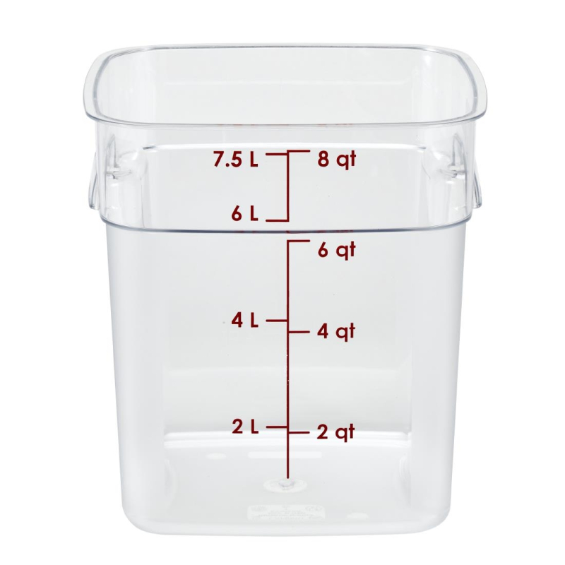 Cambro 7,6L FreshPro Camsquare voedselvoorraadpot Cambro 7,6L FreshPro Camsquare voedselvoorraadpot