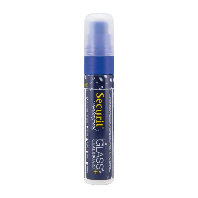 Securit Waterproof krijtstift (Glas + Krijtbord) in blauw met 7-15mm penpunt Securit Waterproof krijtstift (Glas + Krijtbord) in blauw met 7-15mm penpunt