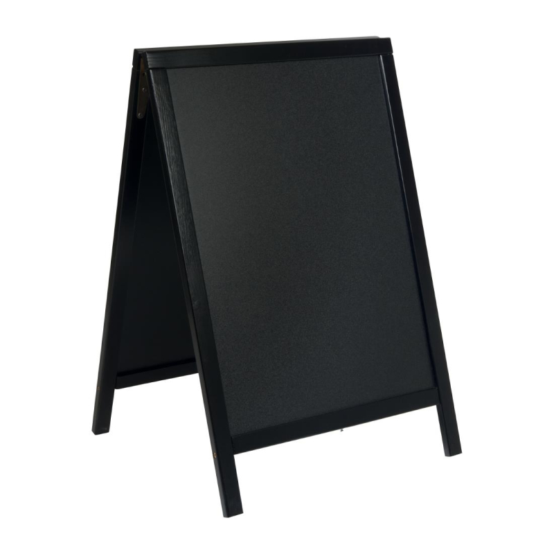 Securit Black Woody klein bordje met stoepkrijt Securit Black Woody klein bordje met stoepkrijt