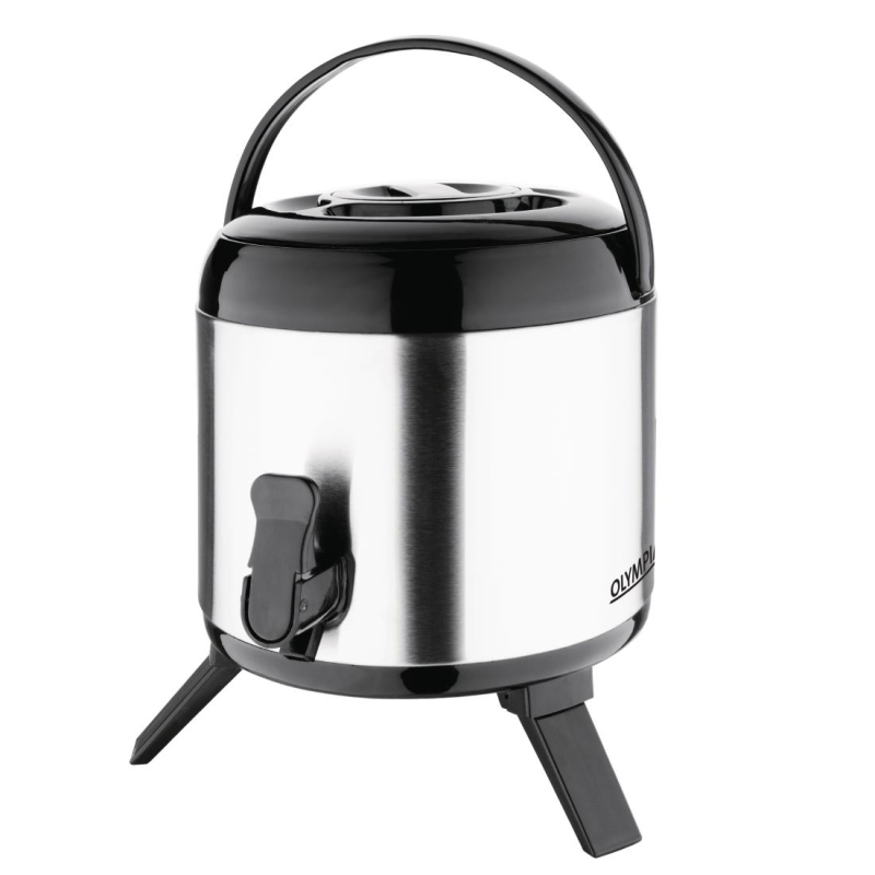 Olympia RVS dubbelwandige Drankdispenser 6 liter Olympia RVS dubbelwandige Drankdispenser 6 liter