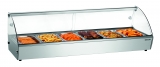 Hete opzetvitrine R6 6 x 1/3 GN