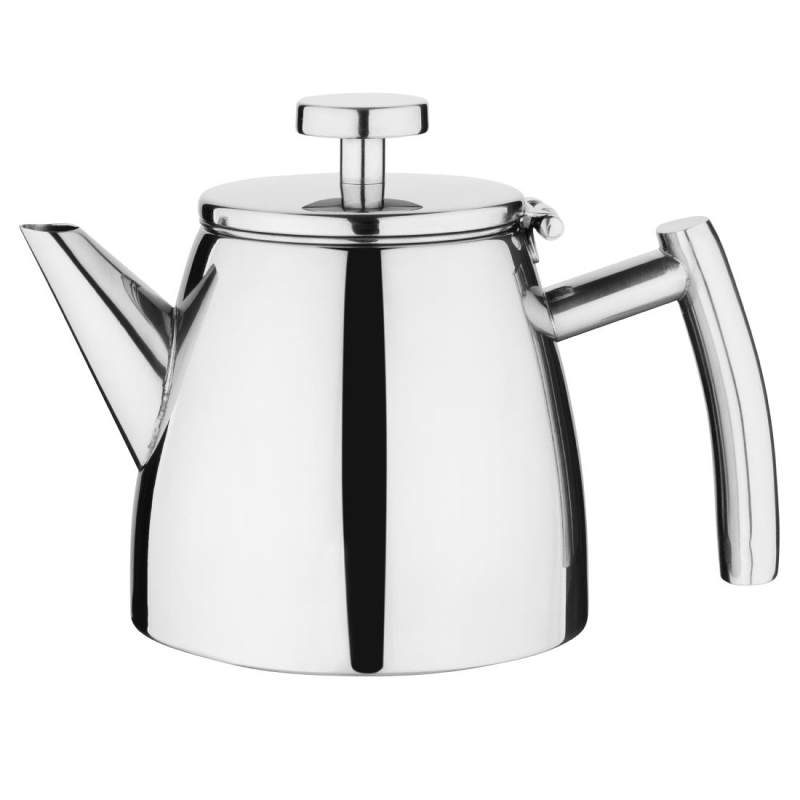 Olympia conische geïsoleerde theepot qith filter st/st - 600ml Olympia conische geïsoleerde theepot qith filter st/st - 600ml