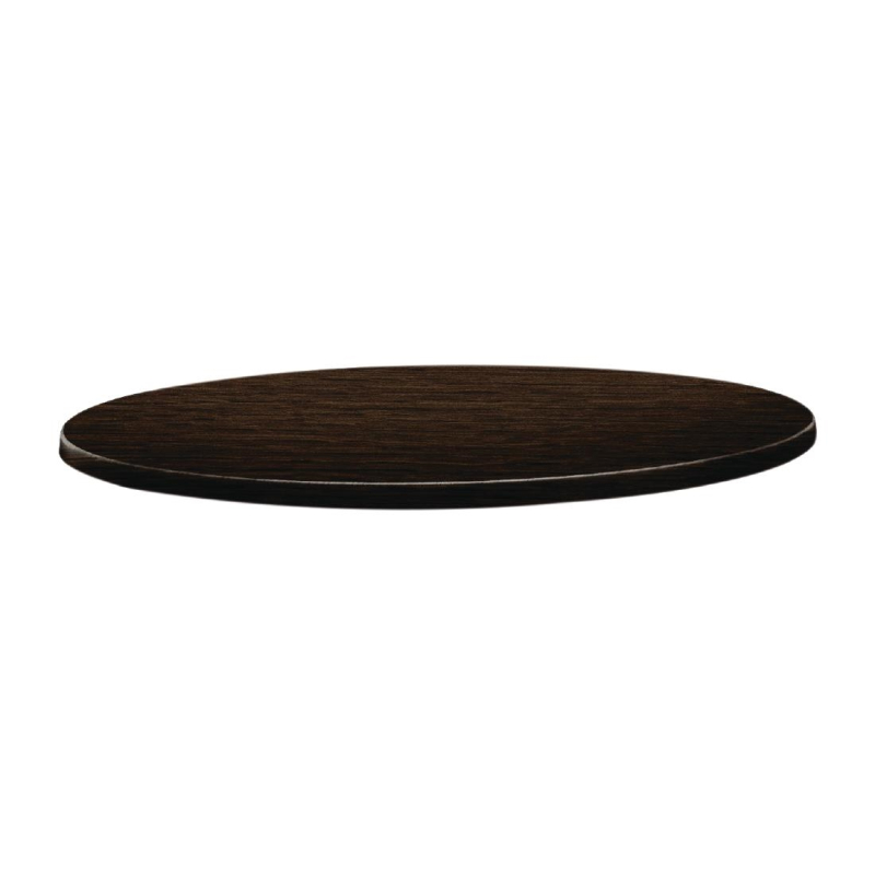 Topalit Classic Line rond tafelblad wengé 70cm Topalit Classic Line rond tafelblad wengé 70cm