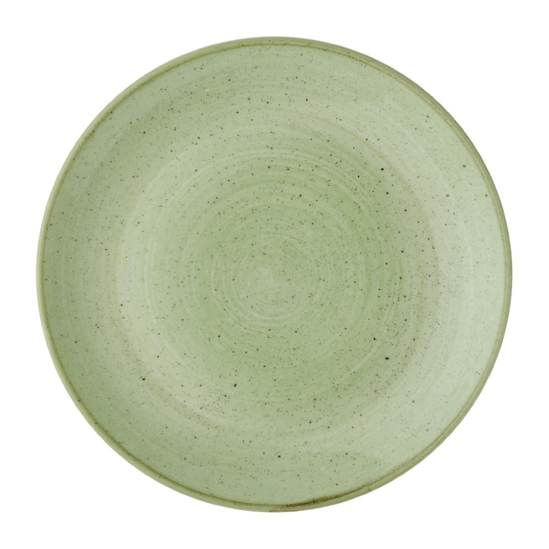 Churchill Stonecast Sage Green coupe borden 260mm (Pak van 12) Churchill Stonecast Sage Green coupe borden 260mm (Pak van 12)