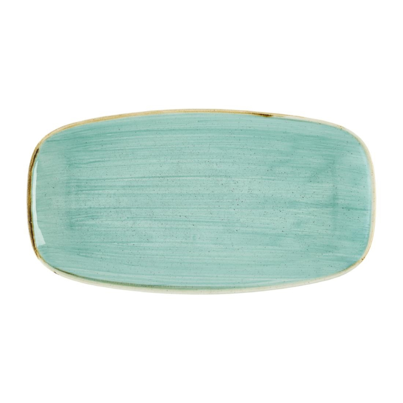 Churchill Stonecast Mint chefs ovaal bord 35.2 x 18.7 cm pak van 6 Churchill Stonecast Mint chefs ovaal bord 35.2 x 18.7 cm pak van 6