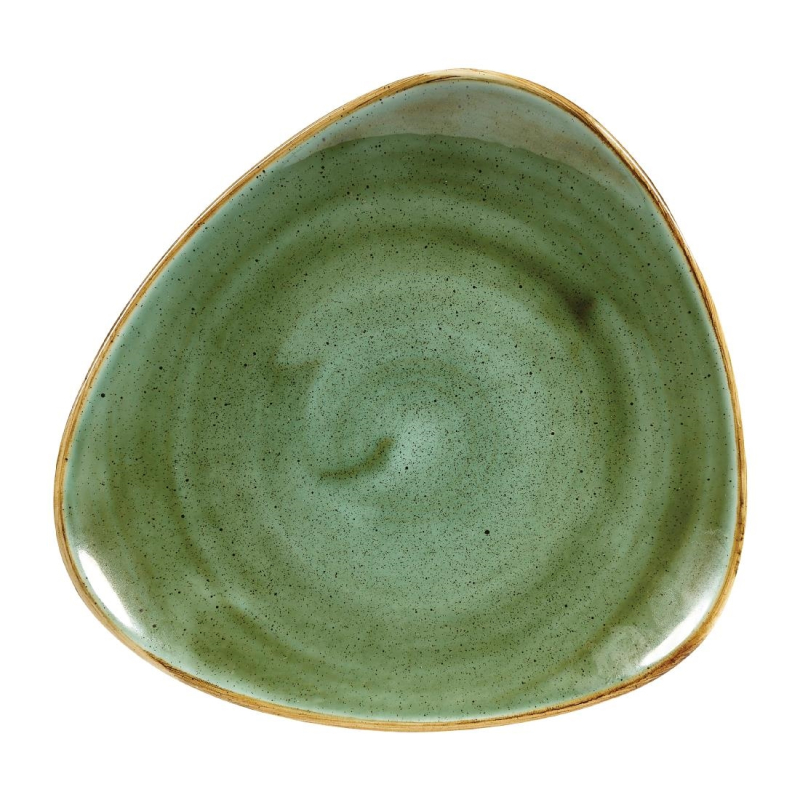 Churchill Stonecast Samphire Green Lotus bord 17.8 cm pak van 12 Churchill Stonecast Samphire Green Lotus bord 17.8 cm pak van 12