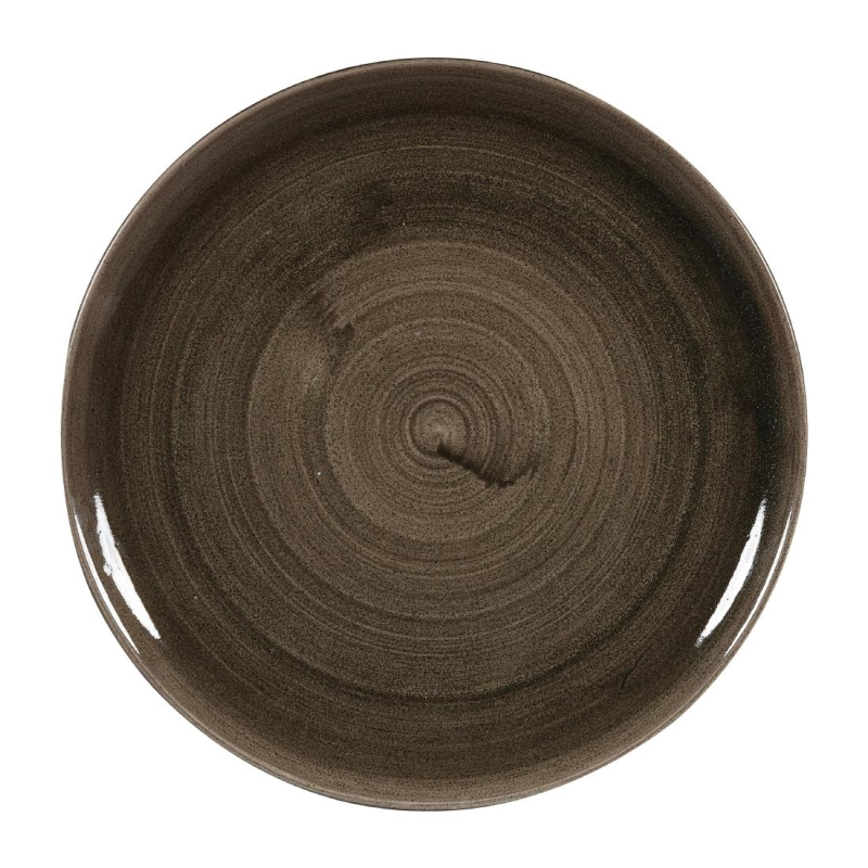 Churchill Stonecast Patina Evolve Iron Black schalen 324mm (Pak van 6) Churchill Stonecast Patina Evolve Iron Black schalen 324mm (Pak van 6)