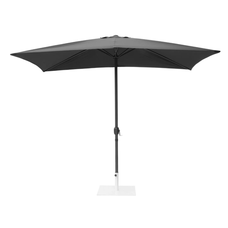 Bolero sevilla vierkante parasol 2x3m zwart Bolero sevilla vierkante parasol 2x3m zwart
