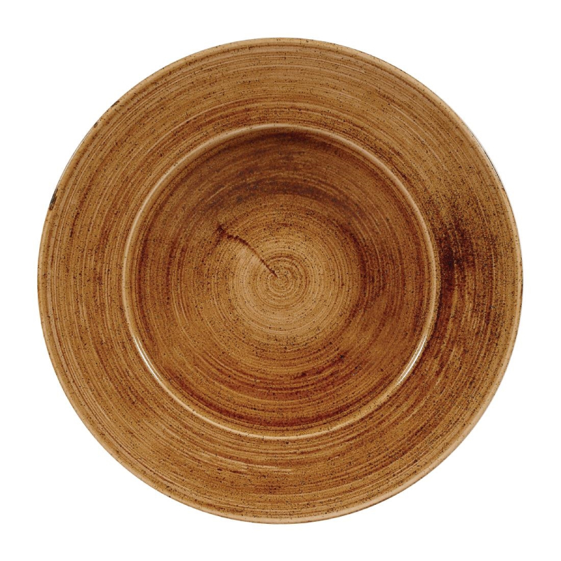 Churchill Stonecast Patina Vintage Copper kom met brede rand Large 27.9 cm pak van 12 Churchill Stonecast Patina Vintage Copper kom met brede rand Large 27.9 cm pak van 12