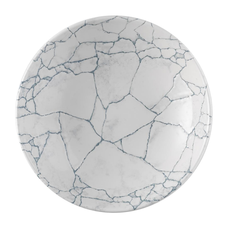 Churchill Studio Prints Kintsugi Pearl Grey Evolve coupe kom 24.8 cm pak van 12 Churchill Studio Prints Kintsugi Pearl Grey Evolve coupe kom 24.8 cm pak van 12