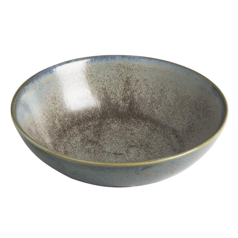Olympia Ember Blue Coupe Bowls 200 mm (4 stuks) Olympia Ember Blue Coupe Bowls 200 mm (4 stuks)